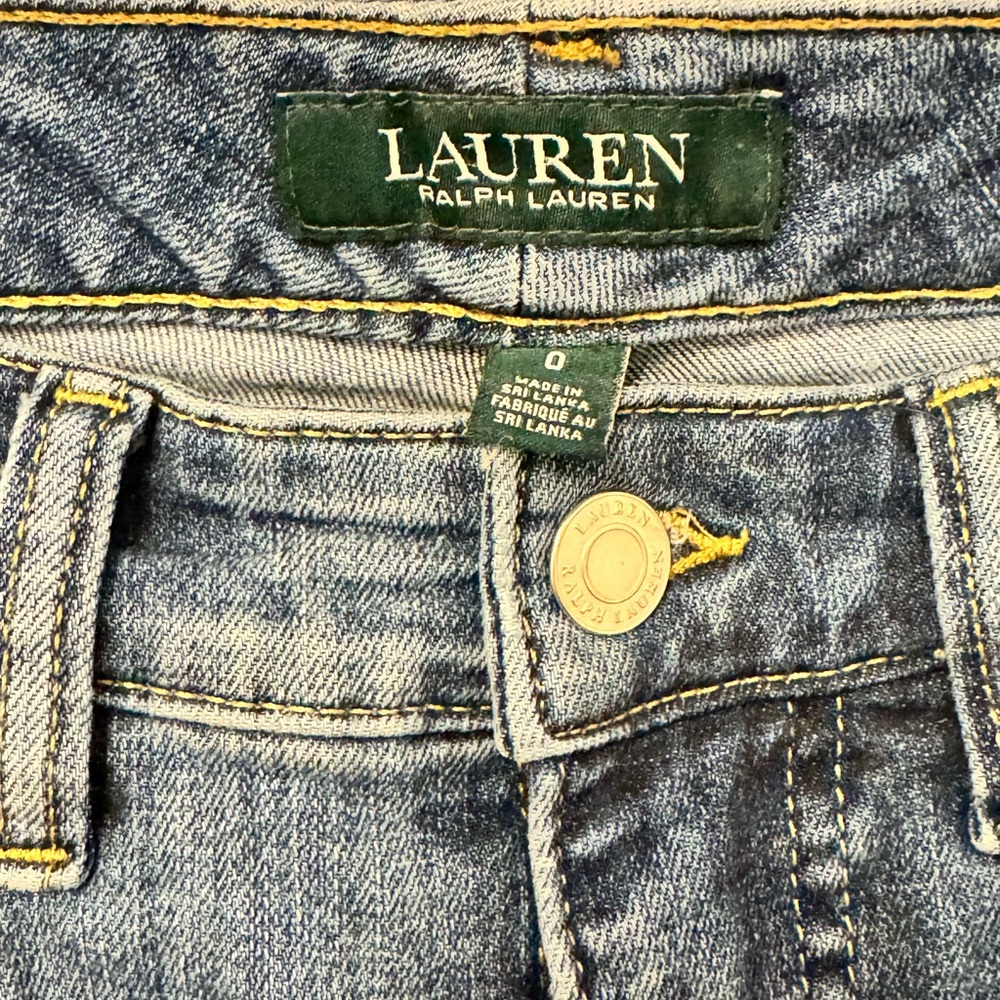 Lauren Ralph Lauren Premier Skinny Ankle Jean 
Size 0